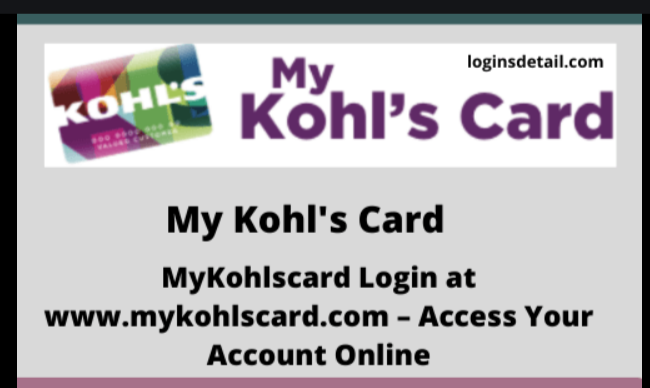 Mykohlscard Com - What's the mykohlscard about? - NewsCreds
